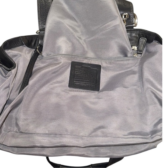 COACH Black Pleated Leather Soho Shoulder Bag F13732 – Y2K Vintage Elegance - Picture 8 of 12